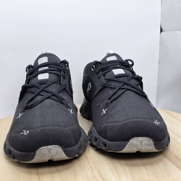 On Running Cloud X Black Athletic Running Shoes Mens Size 8.5 - Picture 2 of 11